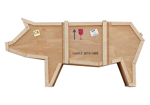 Sending Animals Wooden Furniture, Pig-0