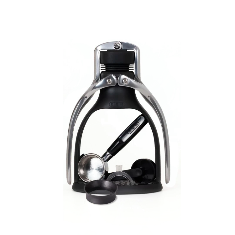 Rok Hand-powered Espresso Machine, Black - Gessato Design Store