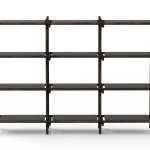 Stick Modular Shelving System by Menu, Black/Dark Ash-0