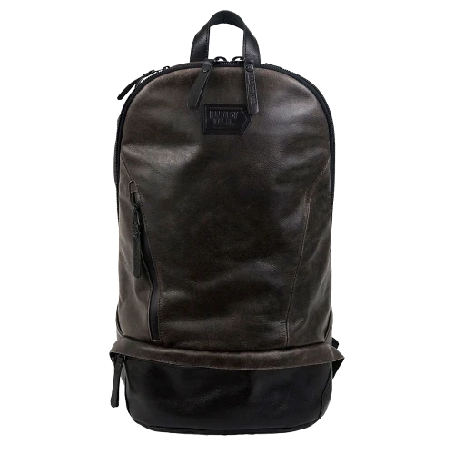 Leather Bomber Backpack -0