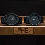 Leff Amsterdam Tube Watch D42, Matt Black -29378
