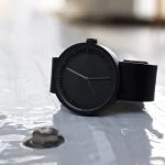 Leff Amsterdam Tube Watch D42, Matt Black -29380