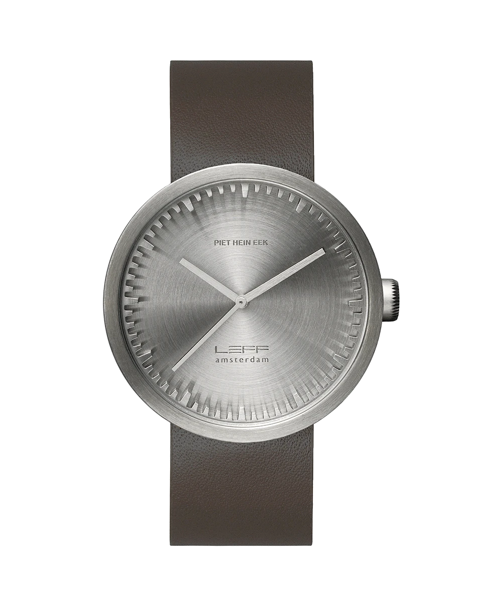Leff Amsterdam Tube Watch D42, Steel-0