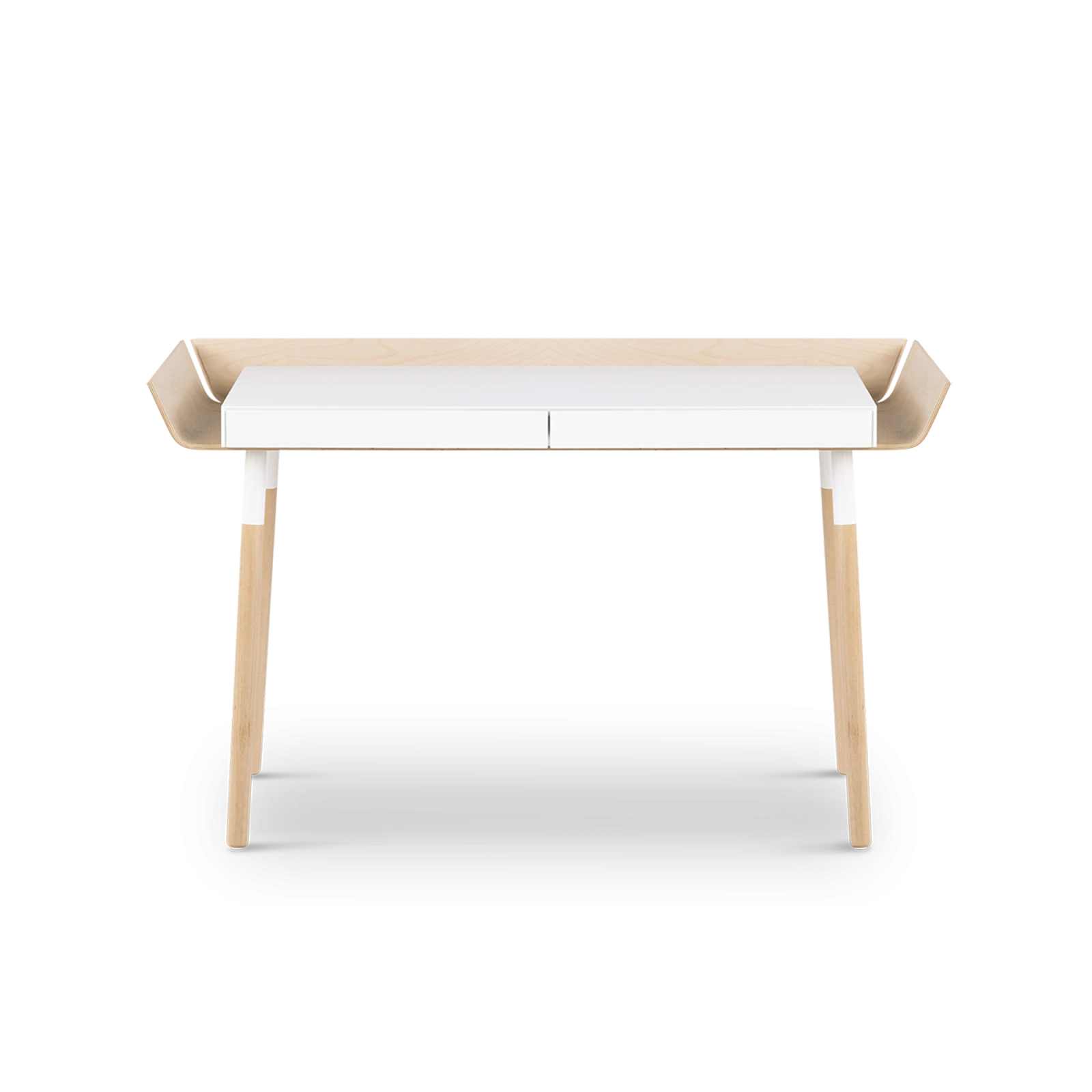 My Writing Desk, Double Drawer, White - Gessato Design Store