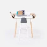 My Writing Desk, Single Drawer, White-29699
