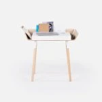 My Writing Desk, Single Drawer, White-29701