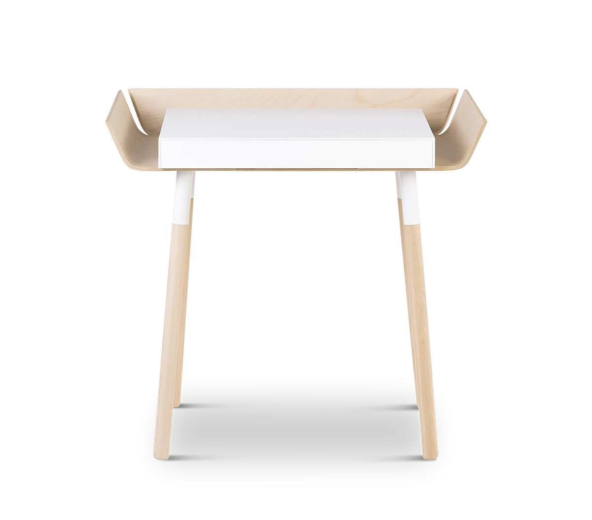 My Writing Desk, Single Drawer, White-0