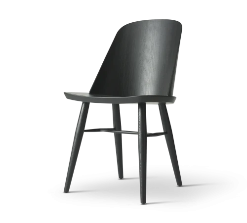 Synnes Dining Chair, Black Oak-0
