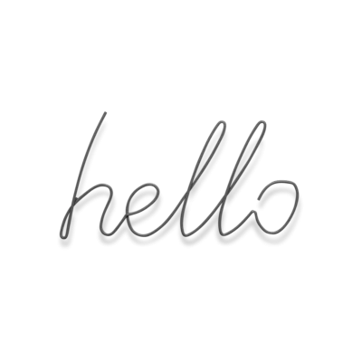 Hello Coat Hanger, Grey - Gessato Design Store