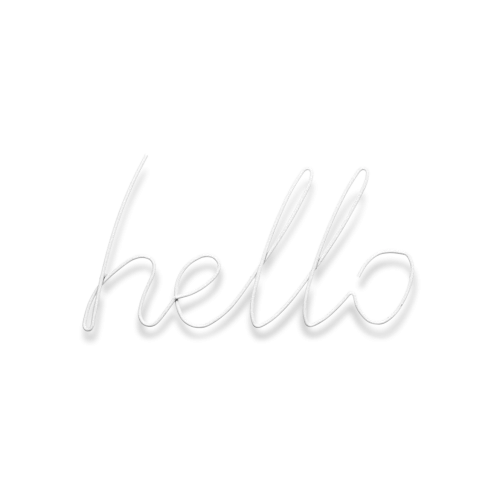 Hello Coat Hanger, White - Gessato Design Store
