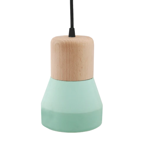 Cement Wood Lamp, Opaline-0