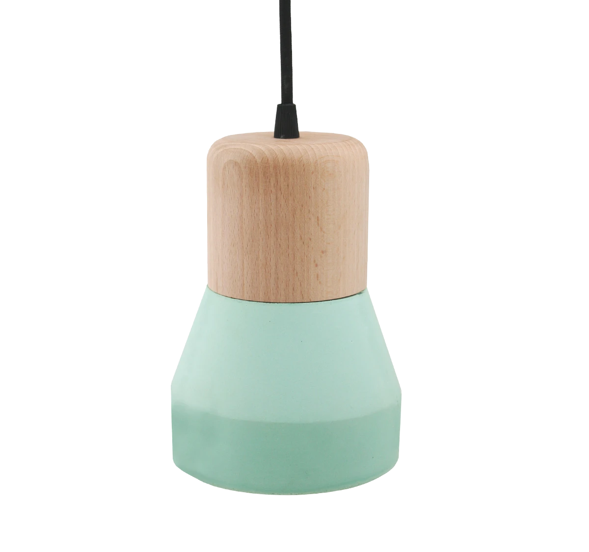 Cement Wood Lamp, Opaline-0