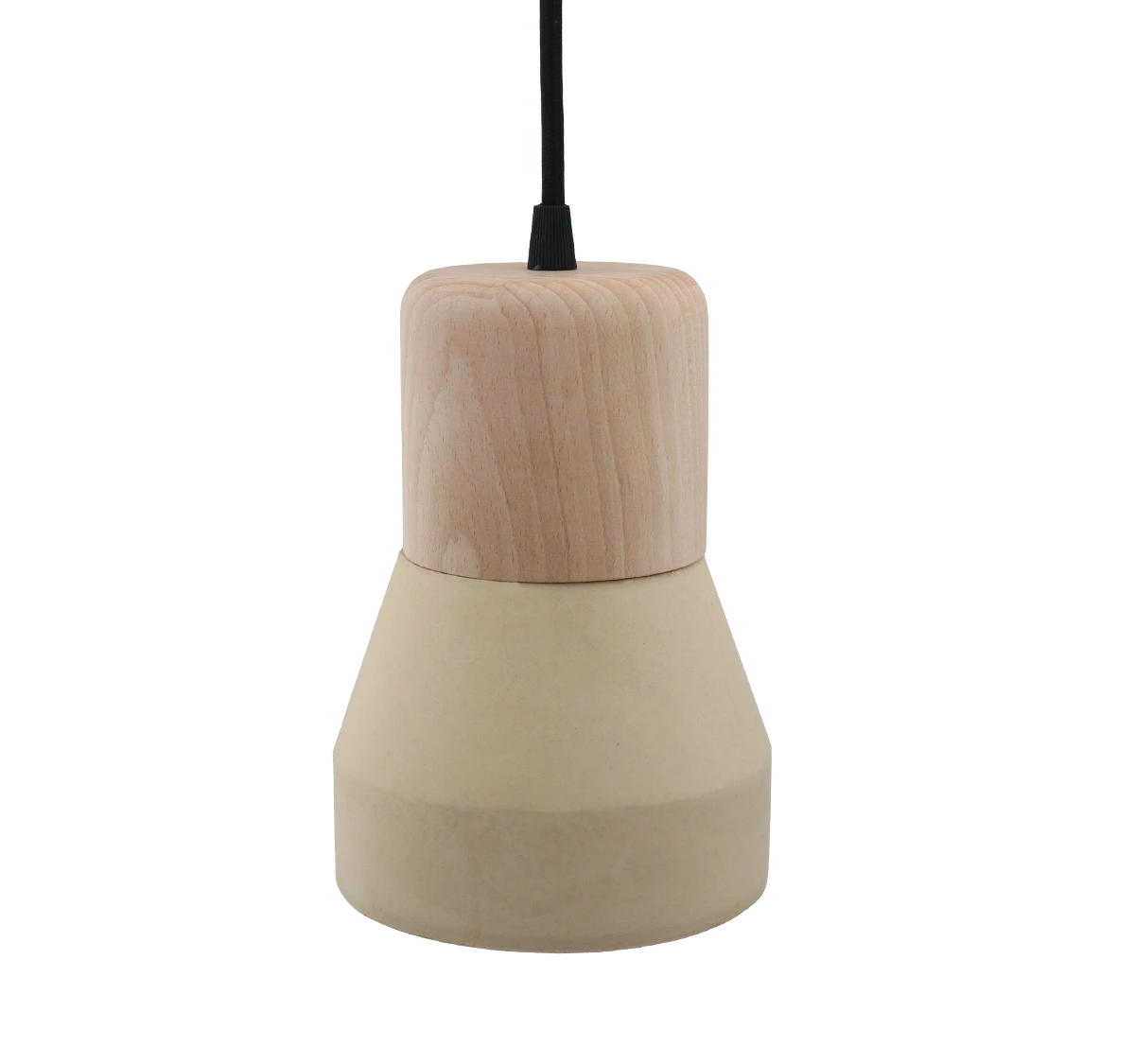 Cement Wood Lamp, Sand-0