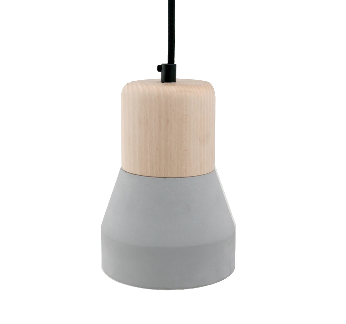 Cement Wood Lamp, Smoke-0
