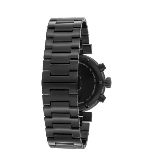 Issey Miyake W Black Chronograph Watch, Steel-30675