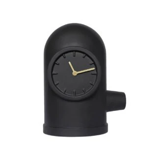 Leff Amsterdam Base Table Clock, Black-30354