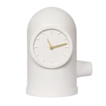 Leff Amsterdam Base Table Clock, White-0