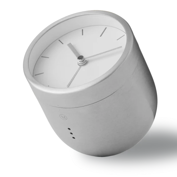 Tumbler Alarm Clock, Steel-0