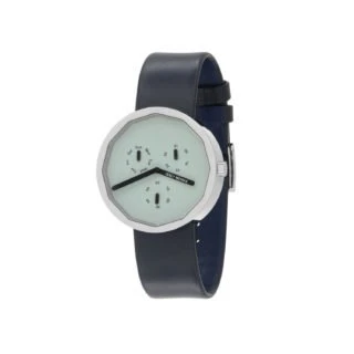 Issey Miyake Twelve 365 Grey Watch, Silver/Leather-30739