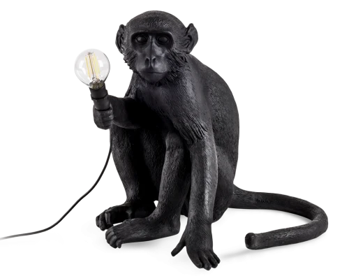 Seletti Outdoor Monkey Lamp, Sitting -0
