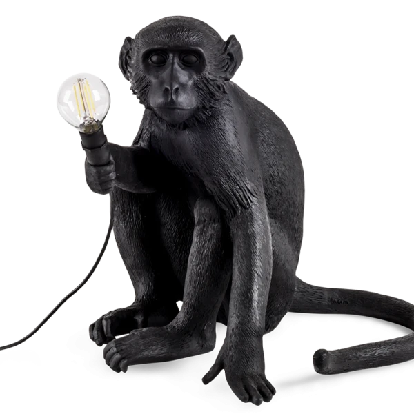 Seletti Outdoor Monkey Lamp, Sitting -0
