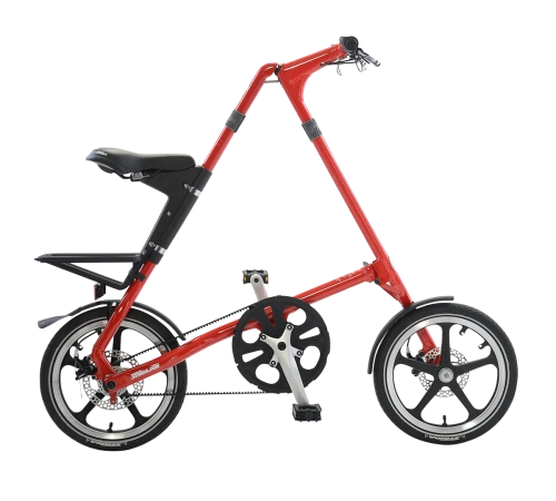 STRiDA LT Folding Bicycle, Red-0