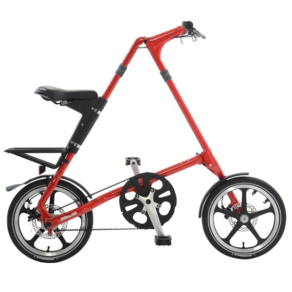 STRiDA LT Folding Bicycle, Red-0