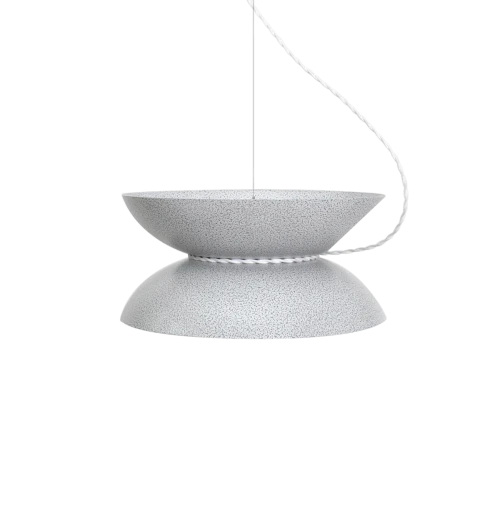 Yoyo Pendant Light, Hammered Grey-0
