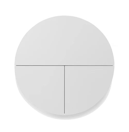 Pill, Wall Mounted Desk in White -0