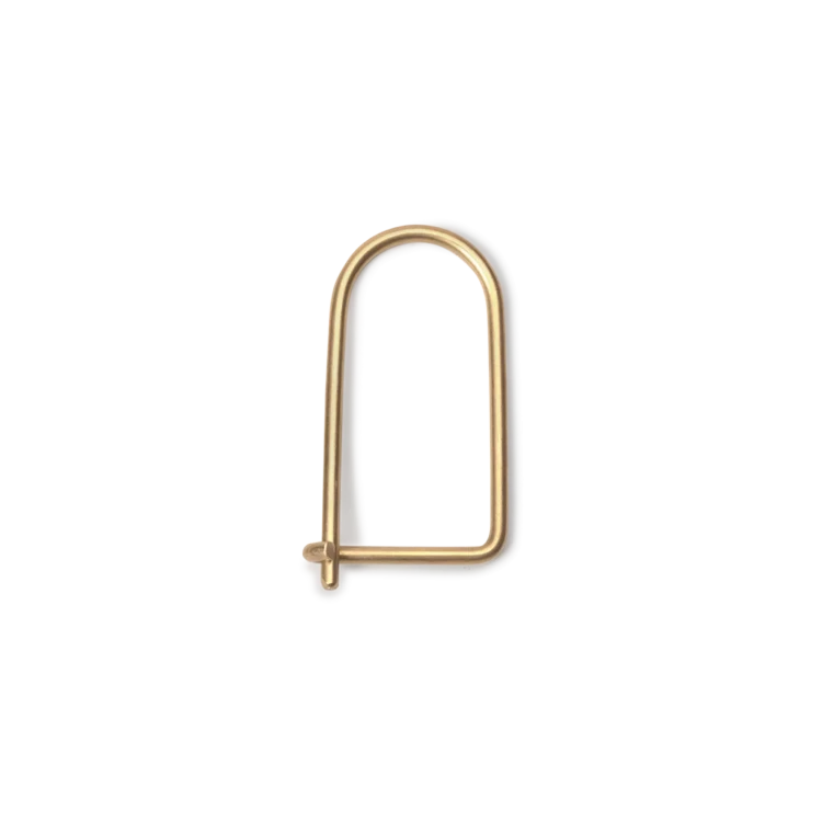 Wilson Keyring - Brass - Gessato Design Store