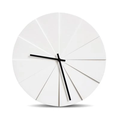 Scope Clock, White-34208