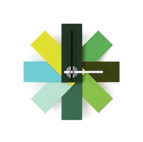 Watch Me Wall Clock, Green-0