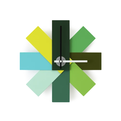 Watch Me Wall Clock, Green-0