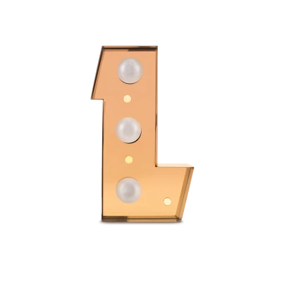 Caractère Alphabet Lights, L-0