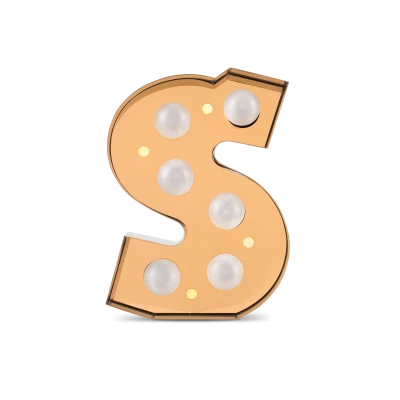 Caractère Alphabet Lights, S-0