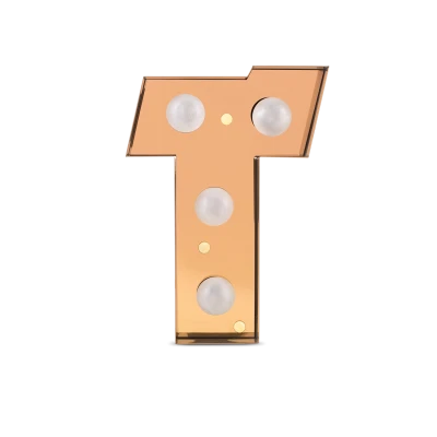 Caractère Alphabet Lights, T-0