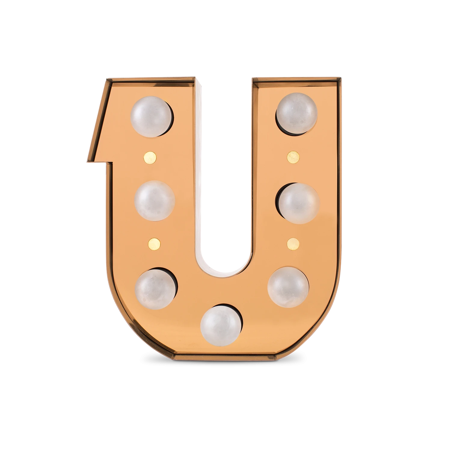 Caractère Alphabet Lights, U-0
