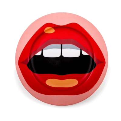 Blow by Studio Job for Seletti, Mouth Porcelain Plate-0