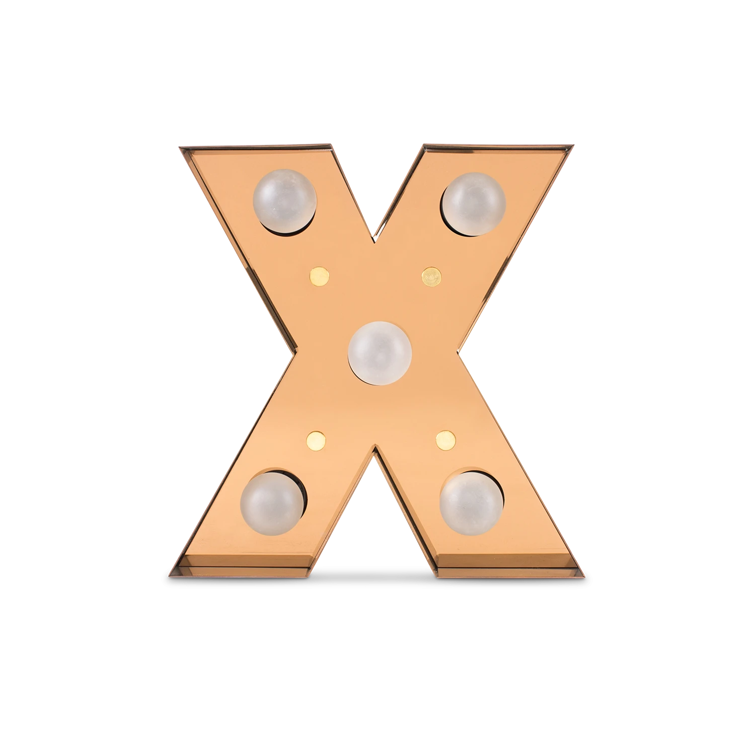 Caractère Alphabet Lights, X-0