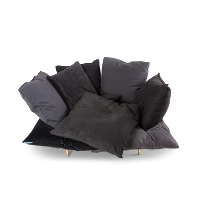 Comfy Armchair, Charcoal Grey-0