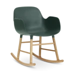 Form Rocking Armchair, Green-0