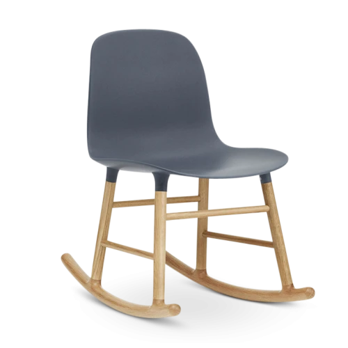 Form Rocking Chair, Blue-0