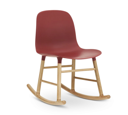 Form Rocking Chair, Red-0