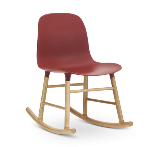 Form Rocking Chair, Red-0