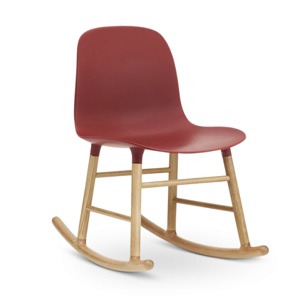 Form Rocking Chair, Red-0