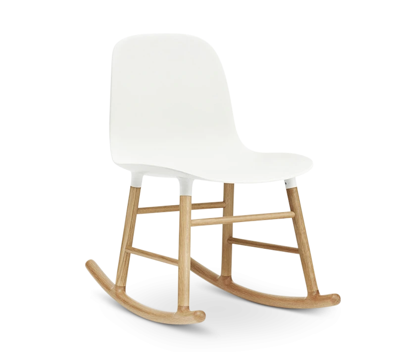 Form Rocking Chair, White-0