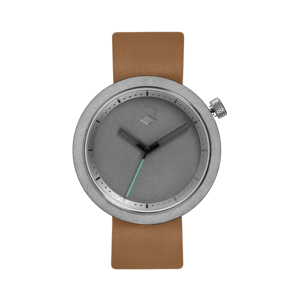 The Masonic Concrete Watch, Oat Brown-0