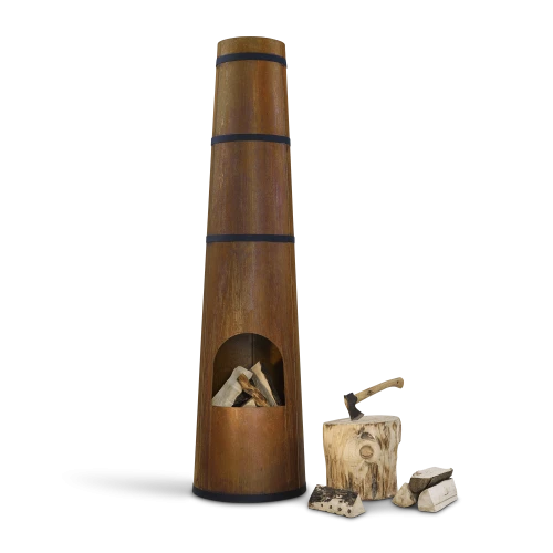 Smokestack Fireplace and Grill