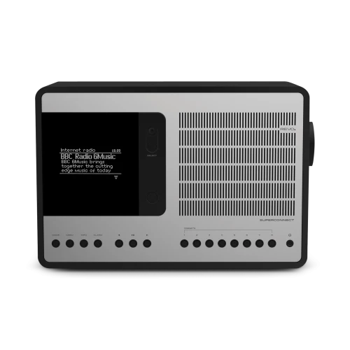 REVO SuperConnect Bluetooth Digital Radio, Black/Silver