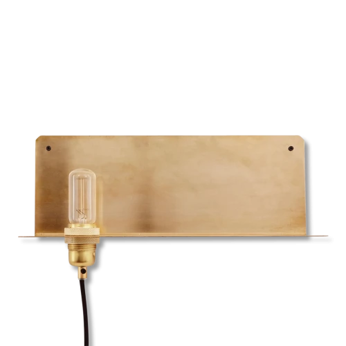 90° Wall Light, Brass